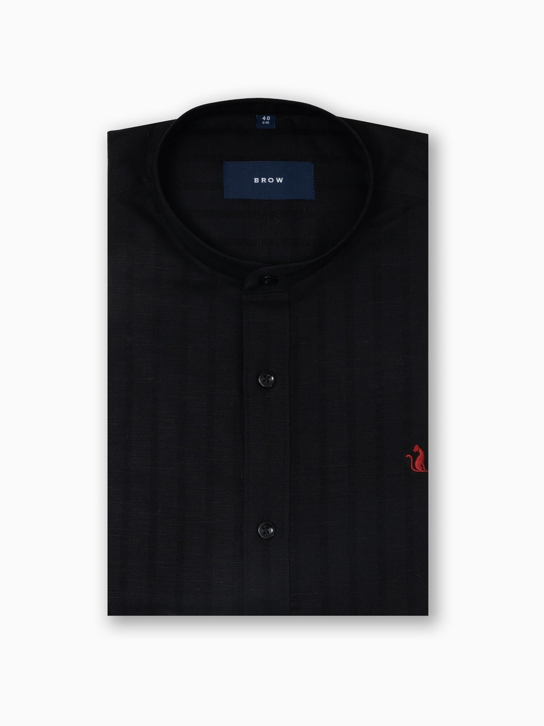 Riverline Black Stripe Linen Cotton shirt