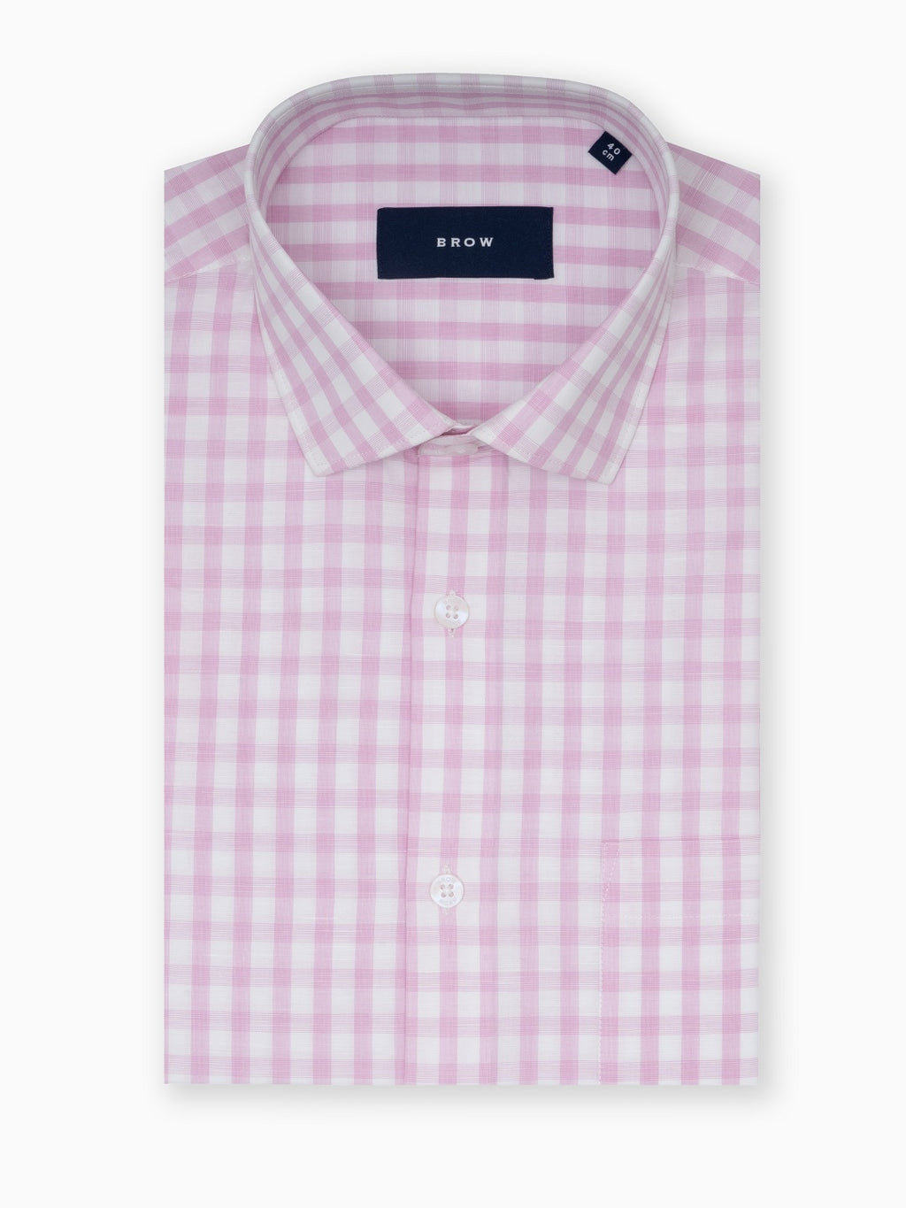 Candy Checks Pink & White Checks Cotton Linen Shirt