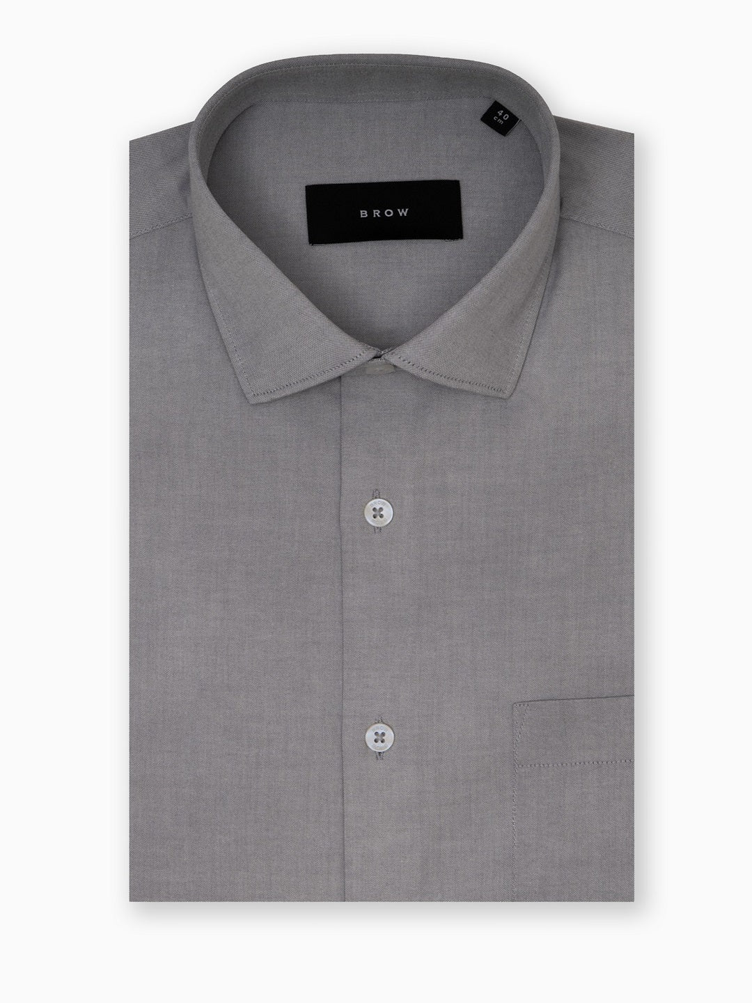 Formal Oxford Dobby Dark Grey Shirt