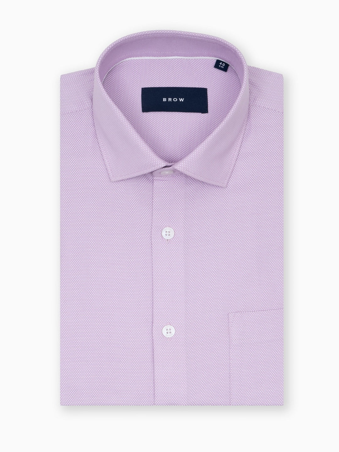 Classic Honeycomb  Dobby Lilac Formal Shirt