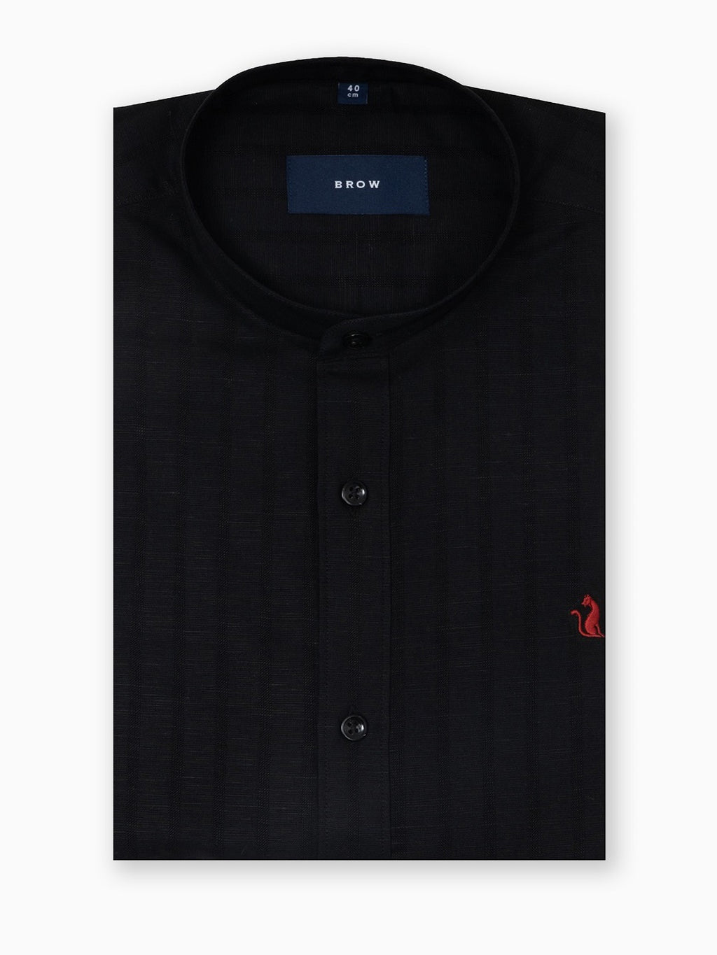 Riverline Black Stripe Linen Cotton shirt