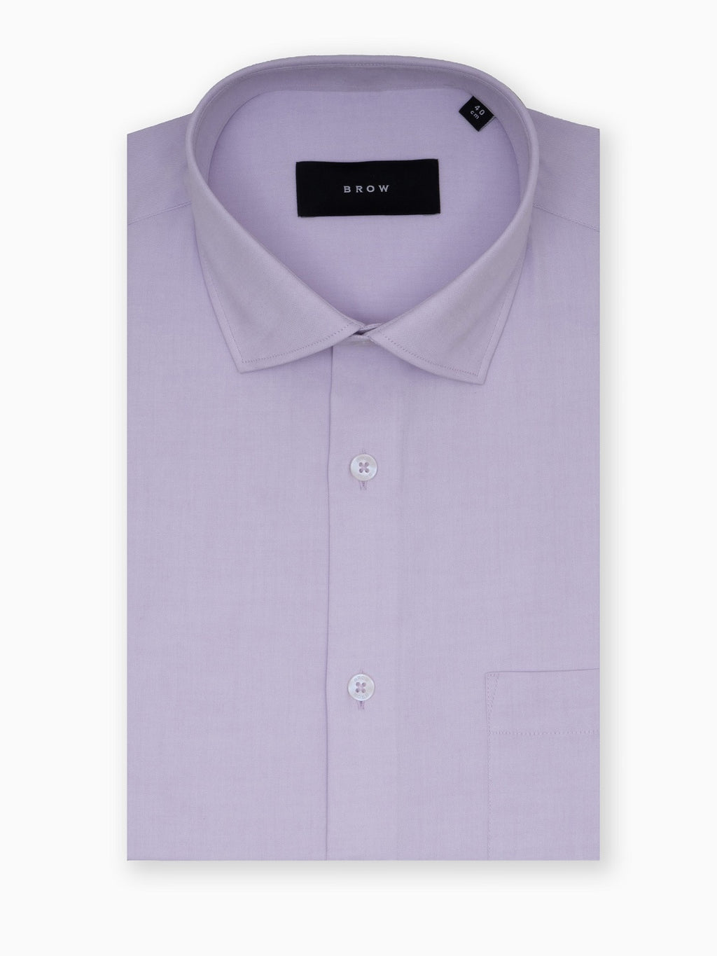 Fusion Oxford Lavender Cotton Formal Shirt