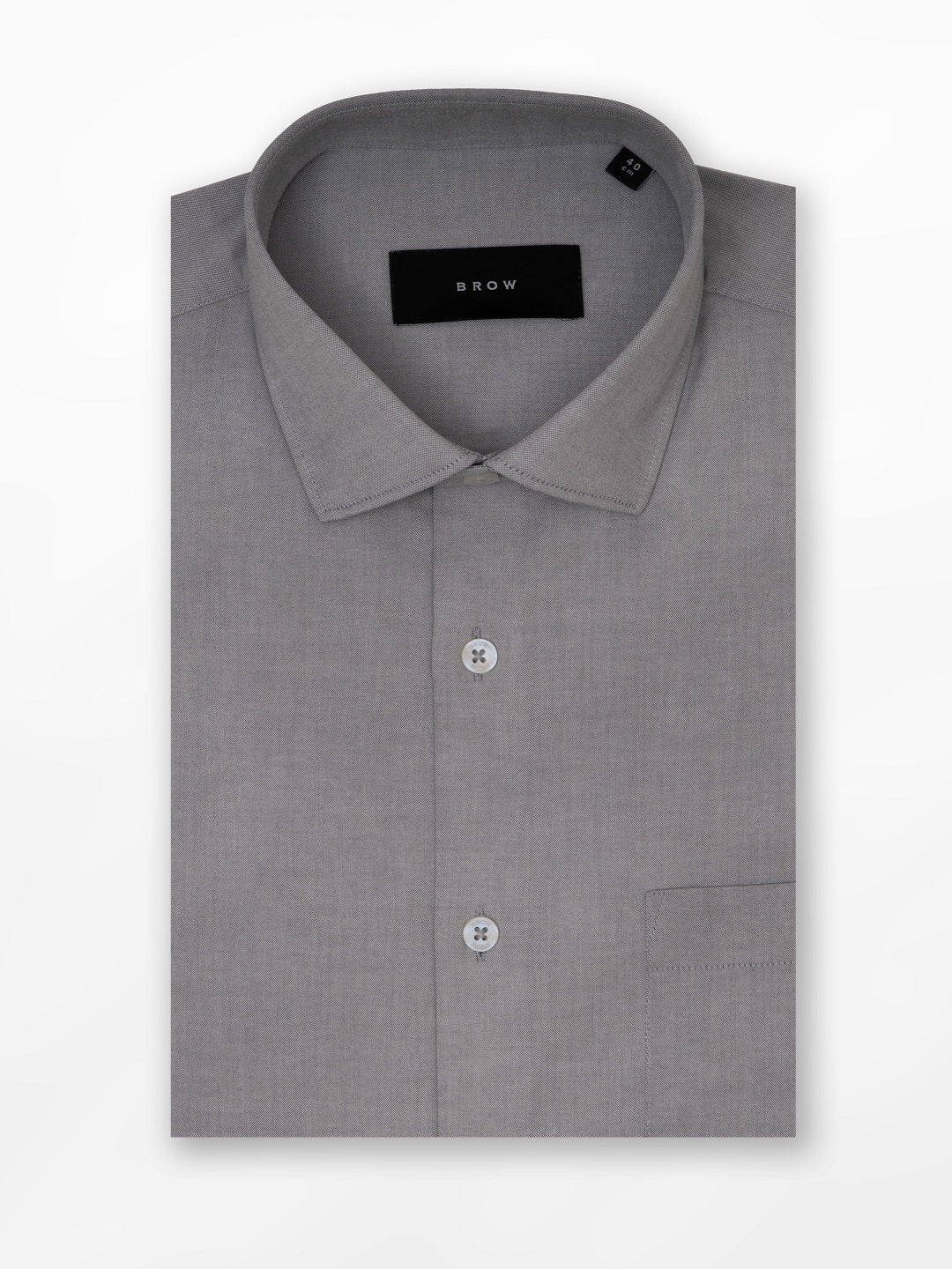 Formal Oxford Dobby Dark Grey Shirt