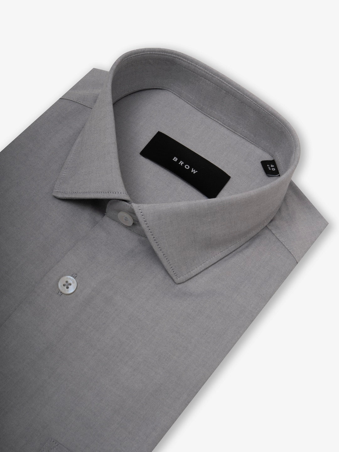 Formal Oxford Dobby Dark Grey Shirt