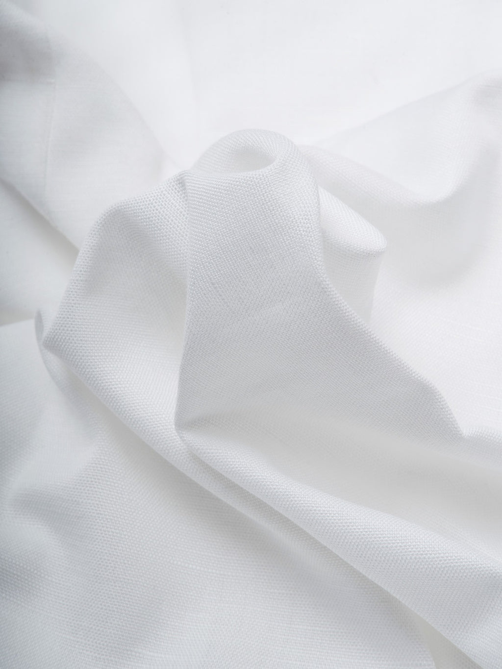 Classic White Cotton Linen Formal Shirt