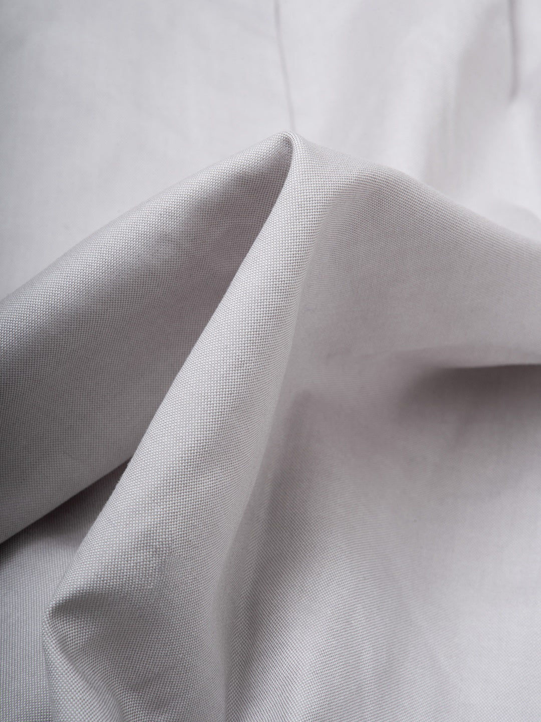 Formal Oxford Dobby Grey Button Down Full Sleeve Shirt