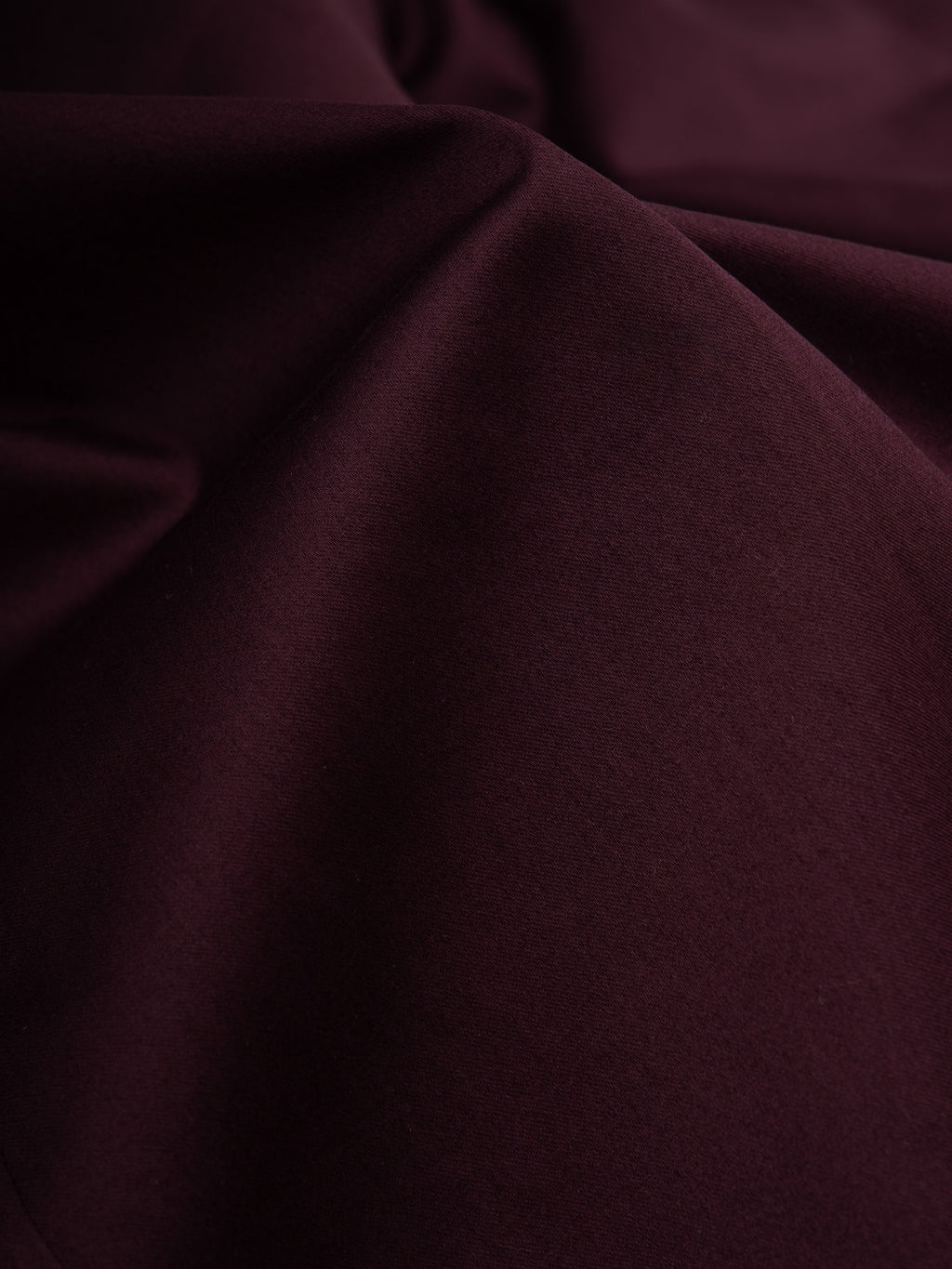 Ceremonia Maroon Satin Cotton Lycra Dress Shirt