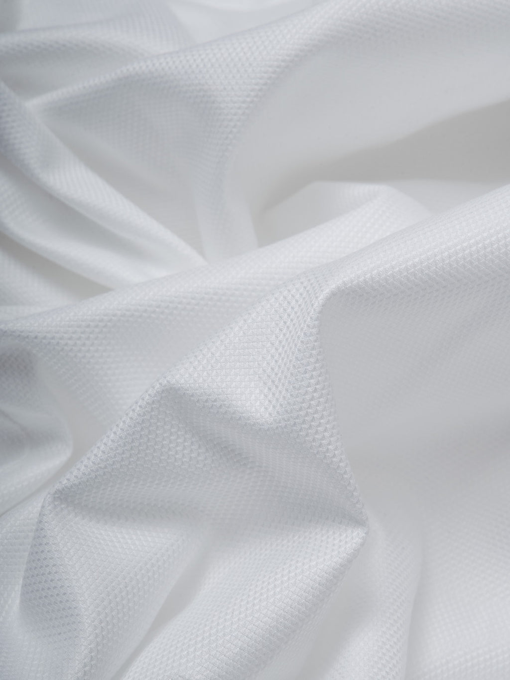 Classic Diamond  Dobby White Formal Shirt