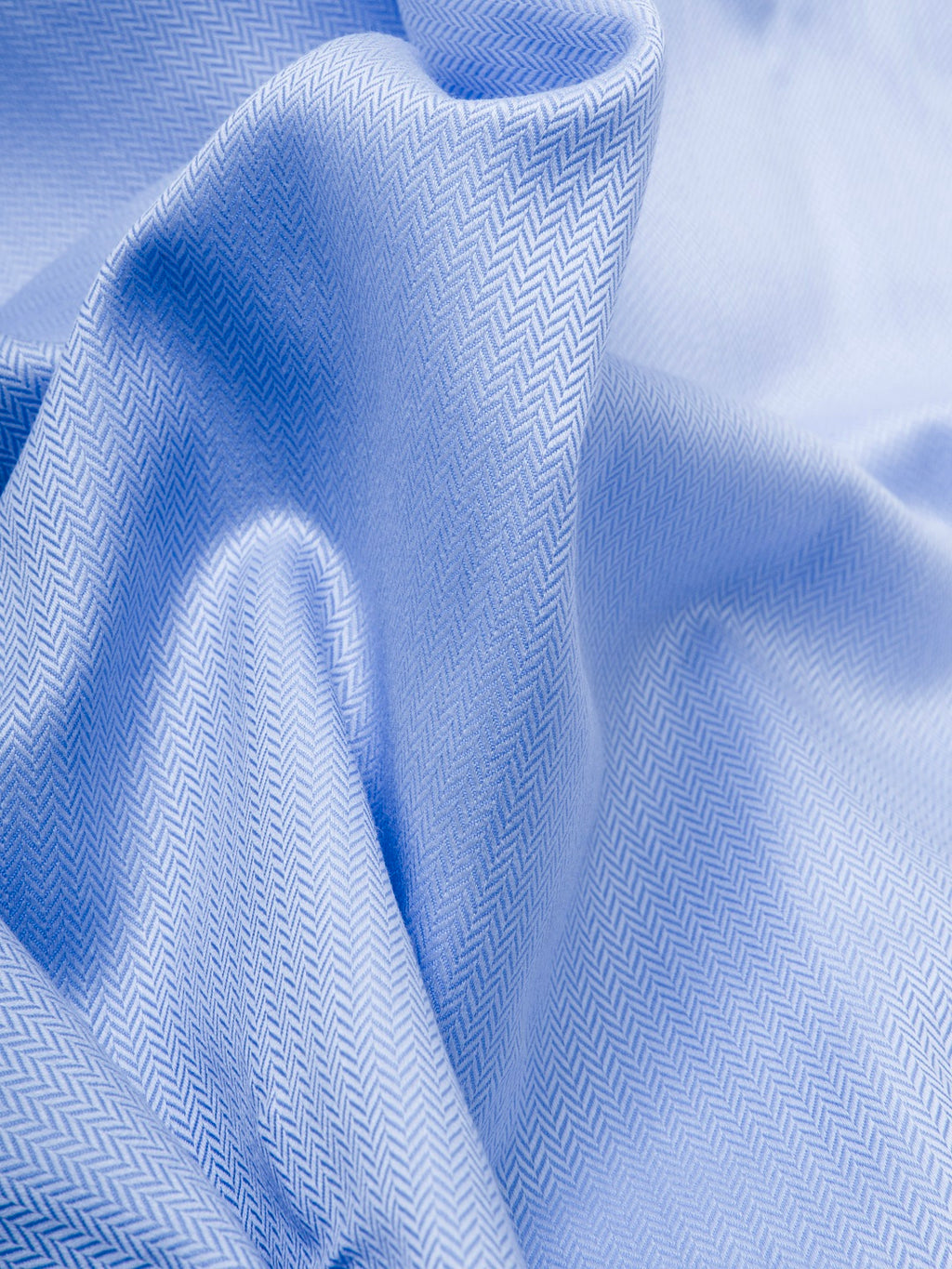 Classic Herringbone Sky Blue Shirt