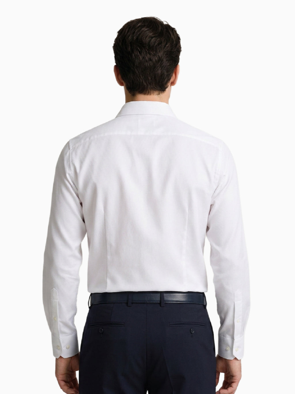 Royal Oxford Dobby White Shirt