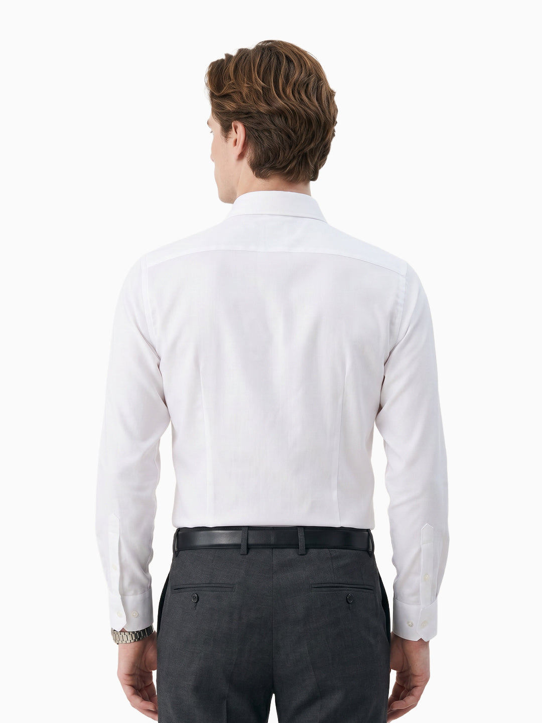 Signature Cotton Twill Ultra White Full Sleeve Shirt
