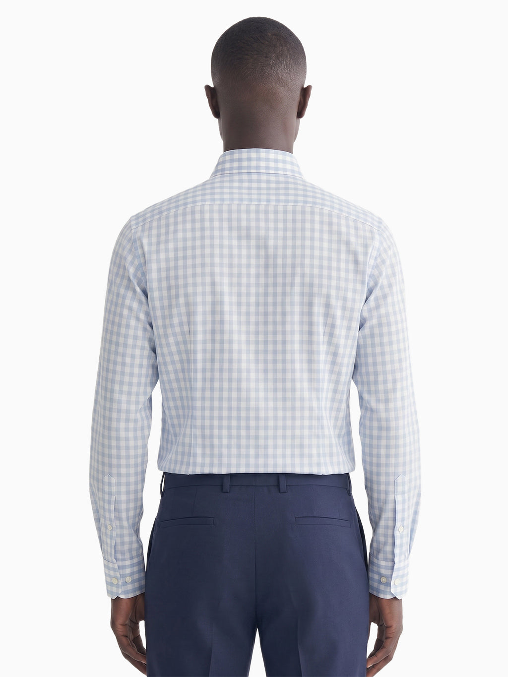 Candy Checks Blue & White Checked Cotton Linen Shirt