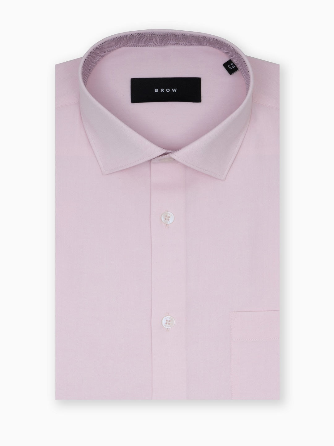 Western Pink Pinpoint Solid Oxford Shirt