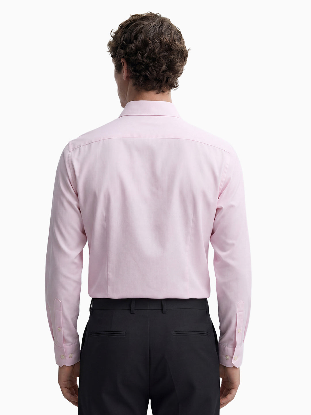 Western Pink Pinpoint Solid Oxford Shirt