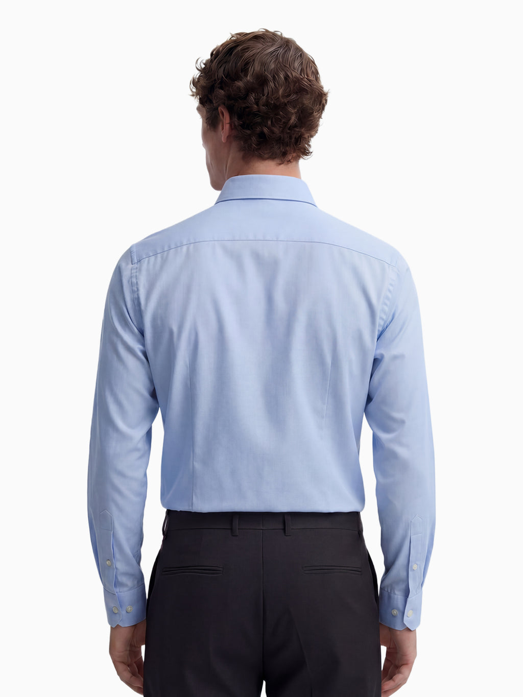 Formal Oxford Dobby Medium Blue Shirt