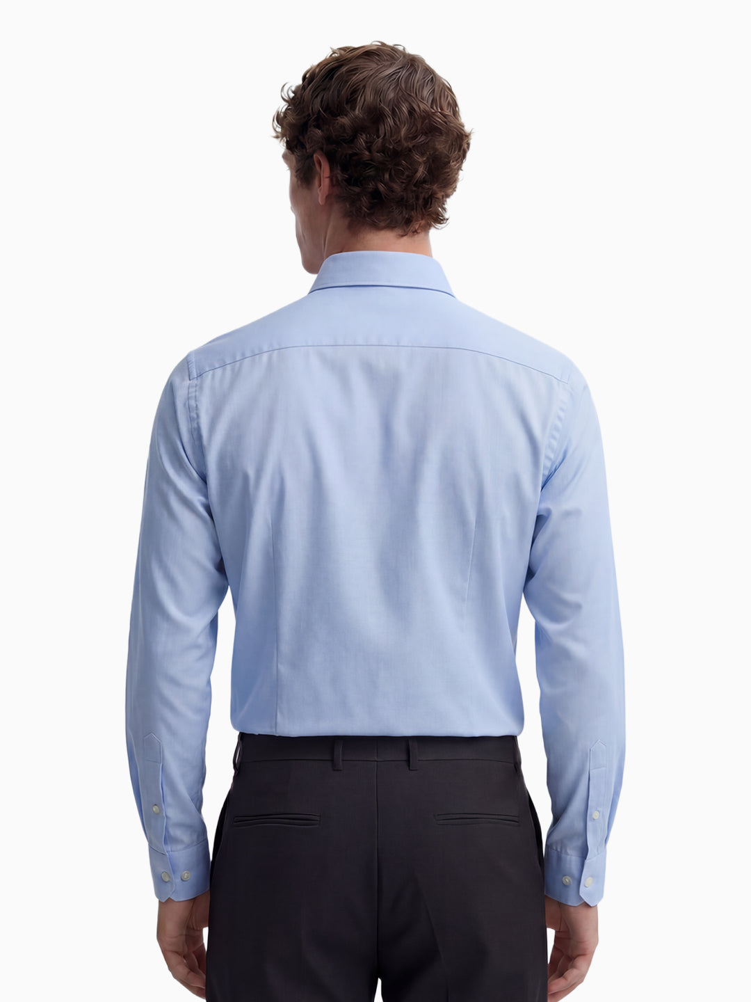 Formal Oxford Dobby Medium Blue Shirt