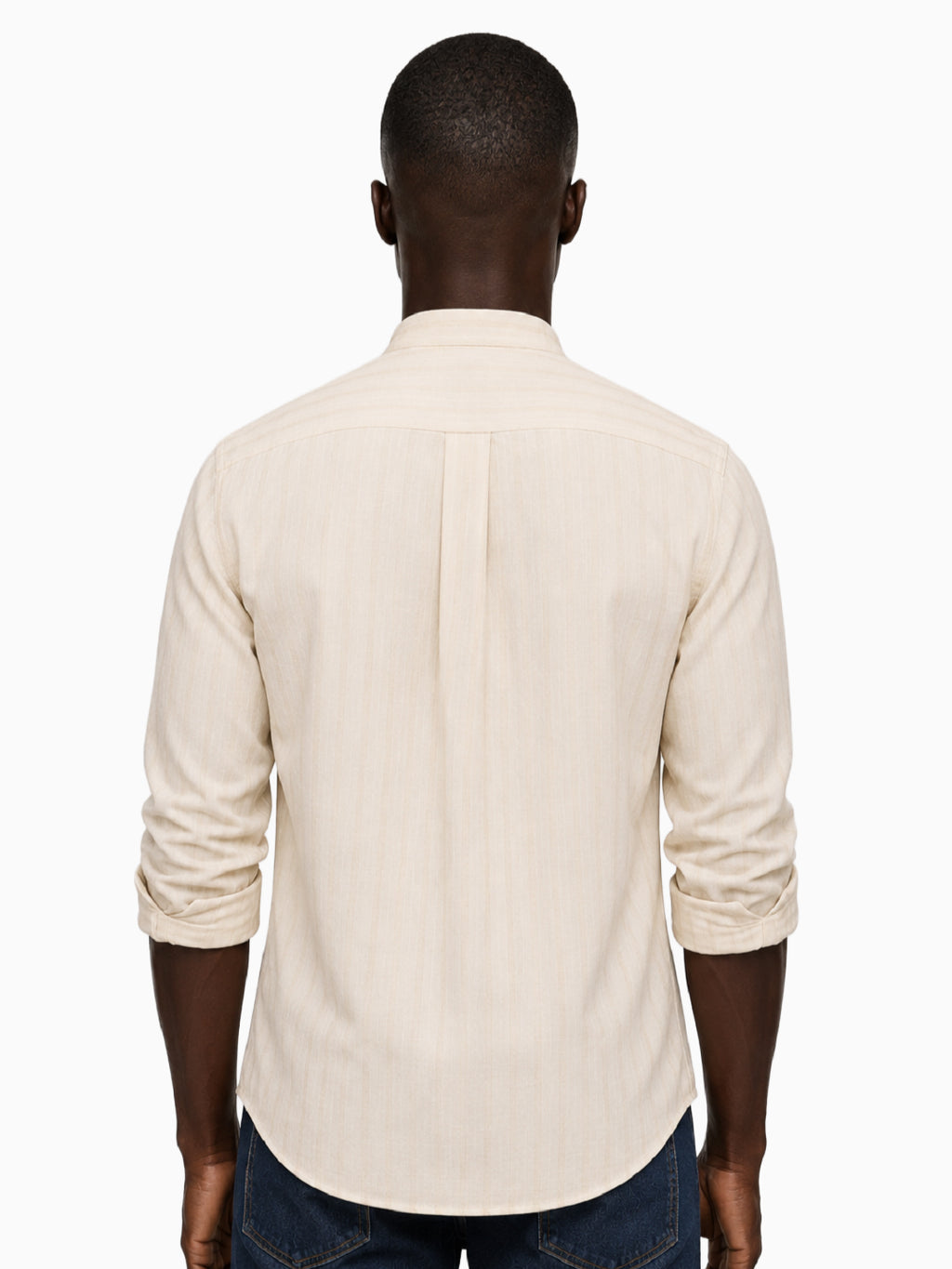 Riverline Black Stripe Linen Cotton shirt