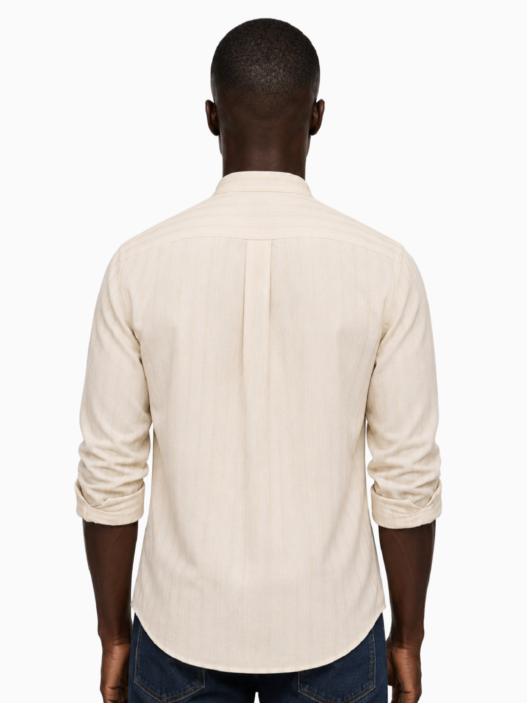 Riverline Black Stripe Linen Cotton shirt